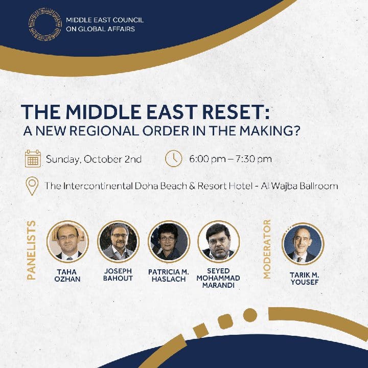 The Middle East Reset: A New Regional Order in the Making?
